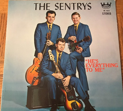 The Sentrys He's Everything To Me LP Diadem Vinyl Album Lp-Rare Vintage-Ship 24