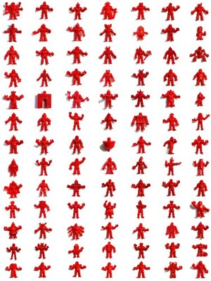 MUSCLE Men Red CHOOSE: Vintage 1980's Mattel M.U.S.C.L.E. Kinnikuman Figures