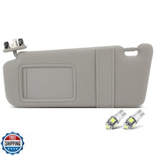 SCITOO Gray Left Driver Side Auto Sun Visor Assembly fit for 2006-2011 for To
