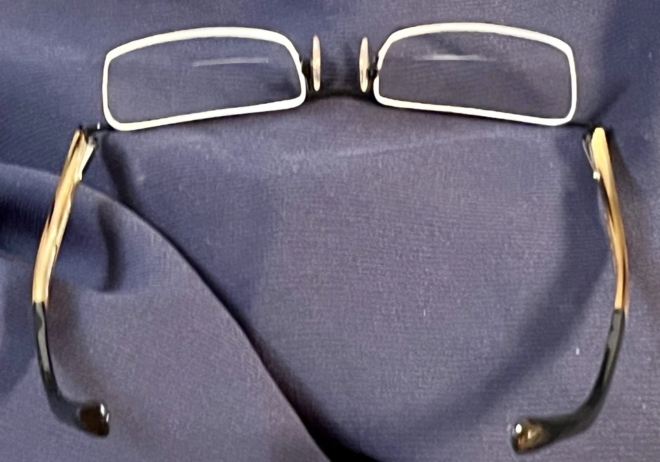 Monturas de gafas Burberry semi sin montura B 1223 1001 con estuche original Foto 4 de 4