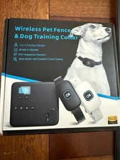 Wireless Pet Fence Dog Training Collar System 2-in-1