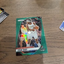 2024-25 Prizm Jerami Grant #204 Fast Break Neon Green Prizm 5/5 BOOKEND