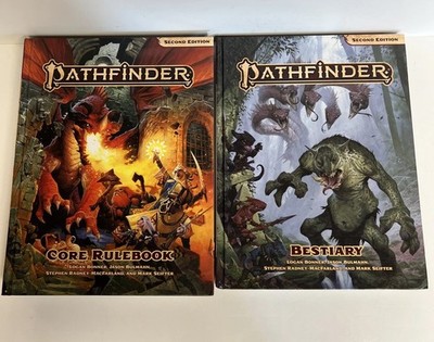 Pathfinder 2 Ed. RPG Core Rulebook And Bestiary Second Edition