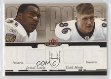 2003 Fleer Mystique Awe Pairs Jerseys /199 Jamal Lewis Todd Heap #AP-JL/TH 0o9