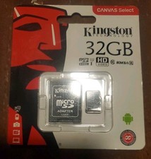 Kingston 32GB Class 10 - MicroSDHC Memory Card Reader Adapter NIP