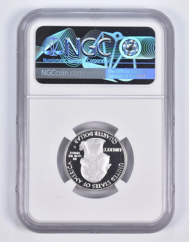 2014-S Silver PF69 Great Smoky Mountains Quarter Limited Edition NGC *1980 - Image 2 of 4