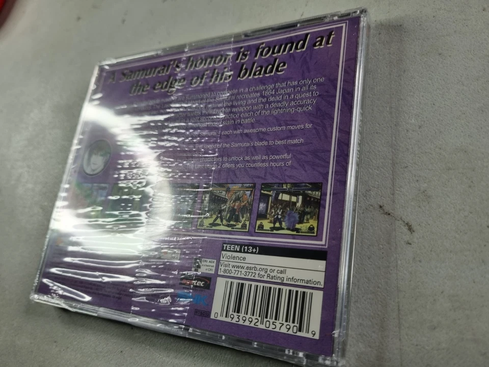 Last Blade 2: Heart of the Samurai (Dreamcast, 2001) Brand New Factory Sealed - Image 3 of 4