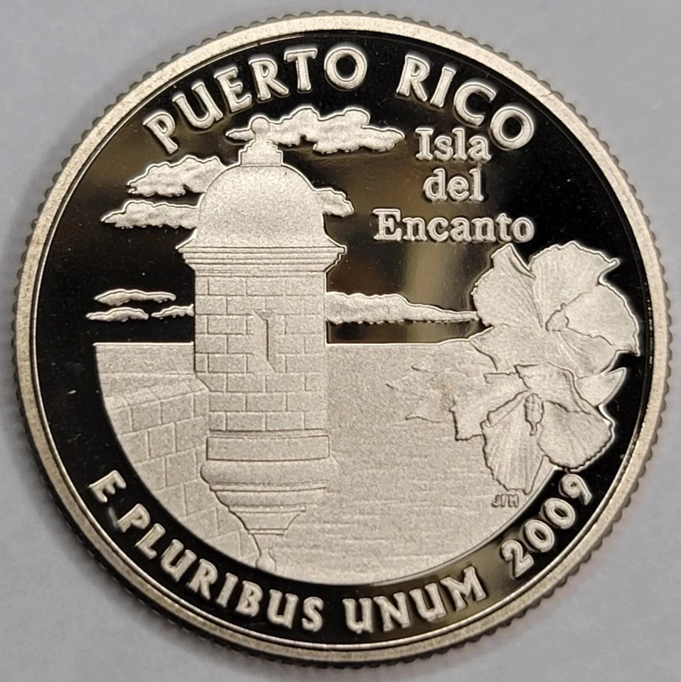2009-S Territory Quarter *PUERTO RICO* Gem DCAM. Beautiful Proof Clad Coin - Image 3 of 4