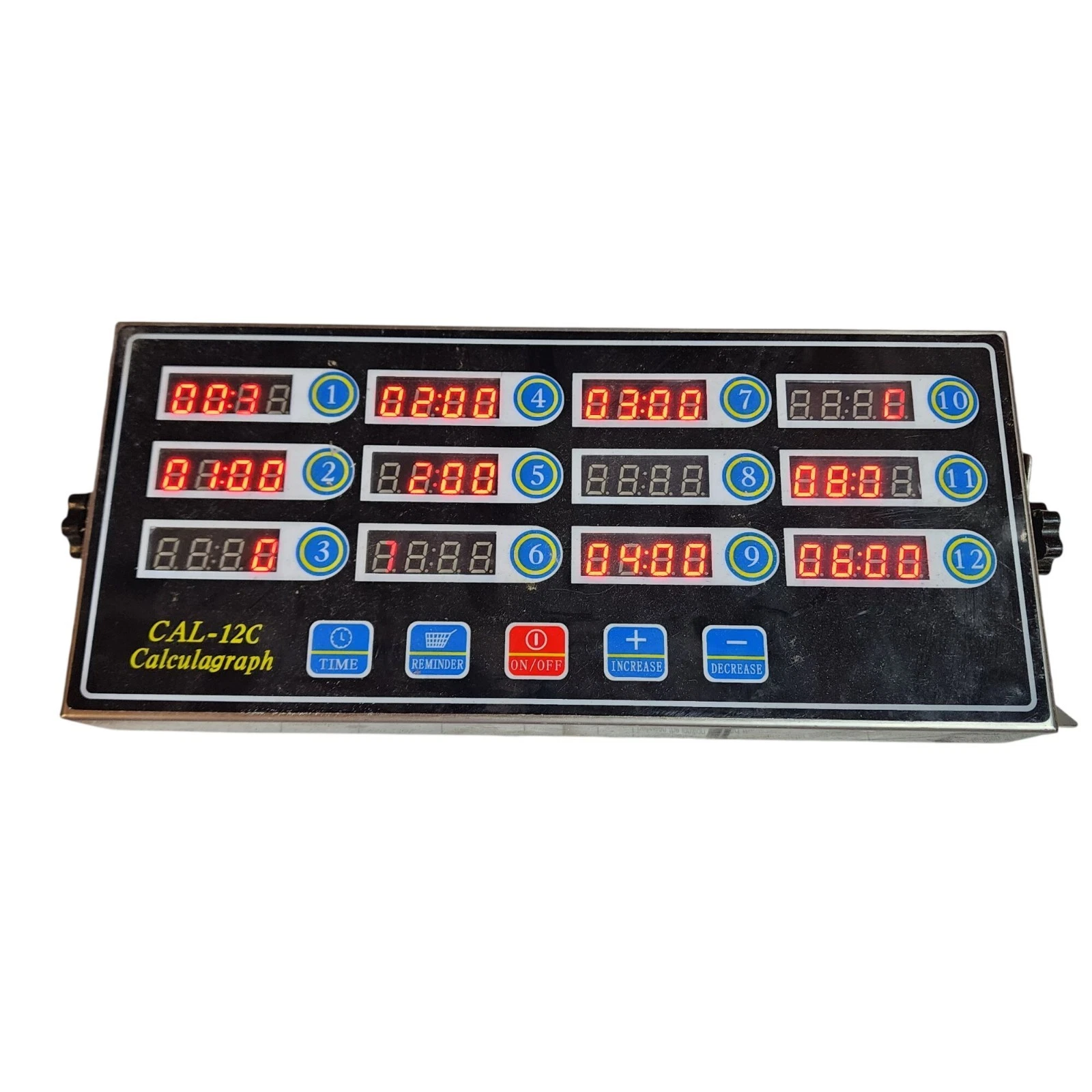 Commercial 12 Channels Kitchen Timer Multi Digital LED Display