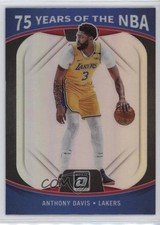 2021-22 Panini Prizm Optic 75 Years of the NBA Anthony Davis #28 0h28