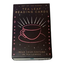 Set 100 Tea Leaf Reading Cards Read Fortune Predict Future In Cup-Gift Republic