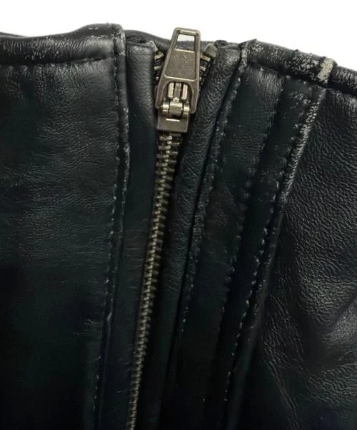 JACKROSE                    Lamb leather jacket black 240704J image 5