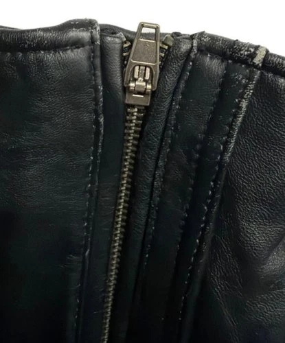 JACKROSE                    Lamb leather jacket black 240704J image 5