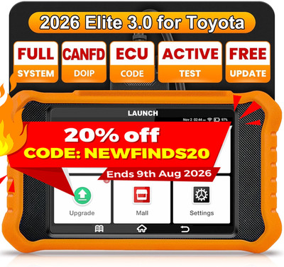 Launch Creader Elite 3.0 Bidirectional Scan Tool for Toyota/Lexus OBD2 Scanner