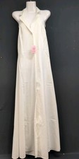 PrettyLittleThings White Button Down Collar Detail Maxi Dress US 10 White 