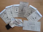 UK MOD Sealed patterns, Uniform Buttons, Needles etc. World War 2, Dated 1940's