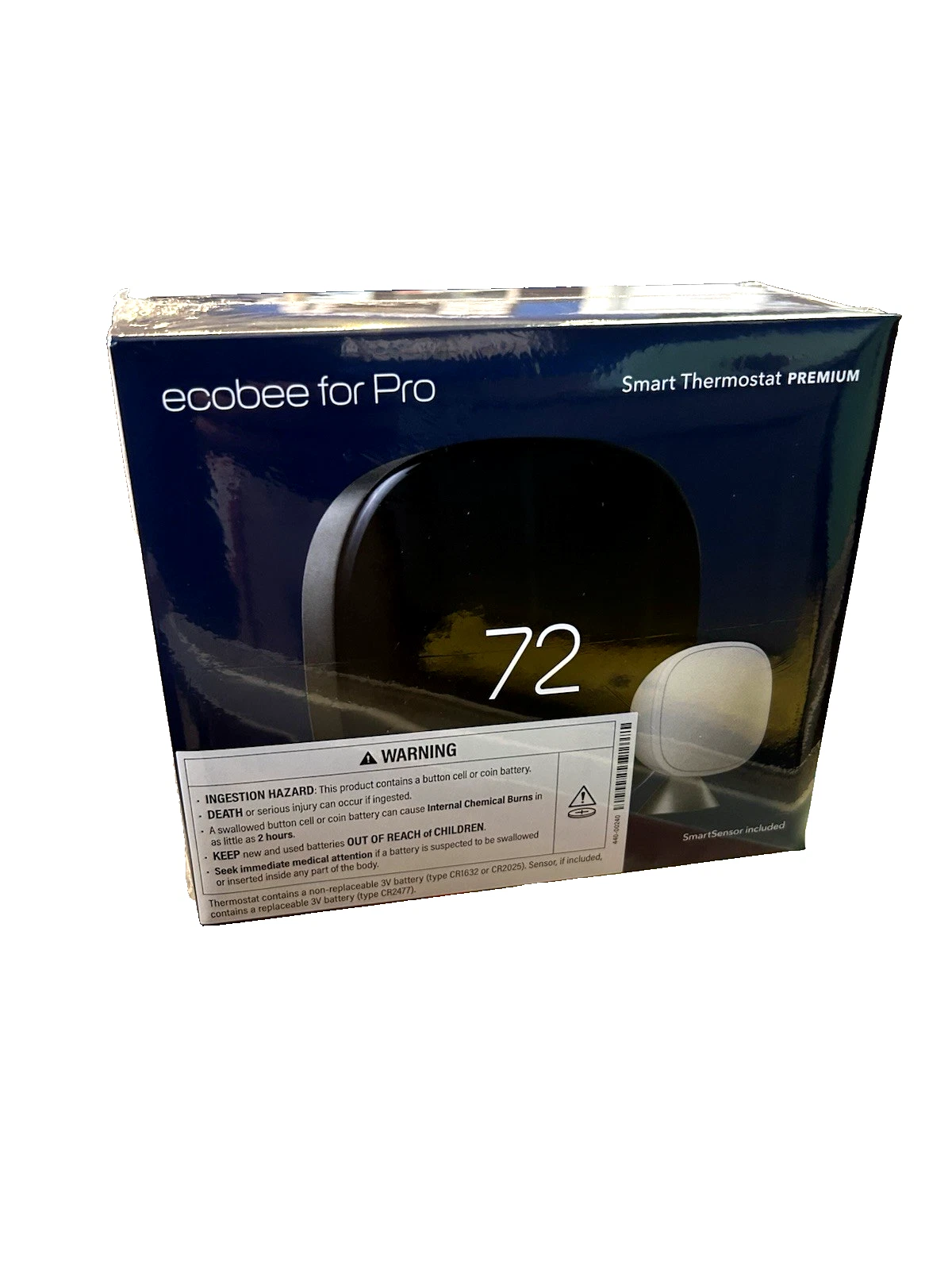 Ecobee for PRO. EB-STATE 6P-01 Smart Thermostat Premium - Black. NIB.
Opens in a new window or tab