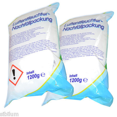 3 X 1,2 Kg Calciumchlorid Granulat – Nachfüllpackung Für Raumentfeuchter, Geräuschlos & Ohne Strom