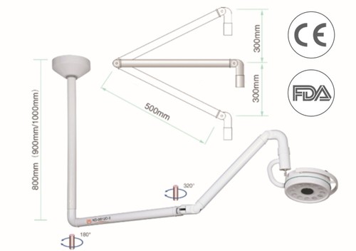 36W Ceiling LED Shadowless Lamp Surgical Medical Exam Light FDA - Picture 7 of 9