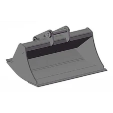 Metal Flat Bucket for 1/14 Hydraulic RC Excavator 914 Radio Control Digger Parts