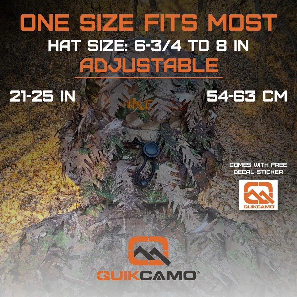 Mossy Oak and Realtree 3D Hoja Camuflaje Cubo Sombrero Máscaras Faciales (Ajustable OSFM) Foto 2 de 4