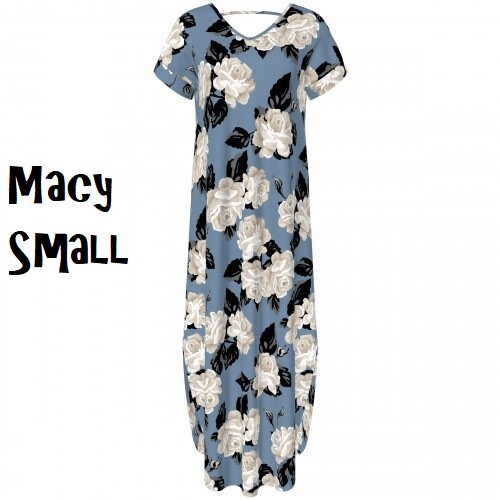 knee length dresses for ladies Lularoe Women's M Floral Geometric Maxi Dress main image 1