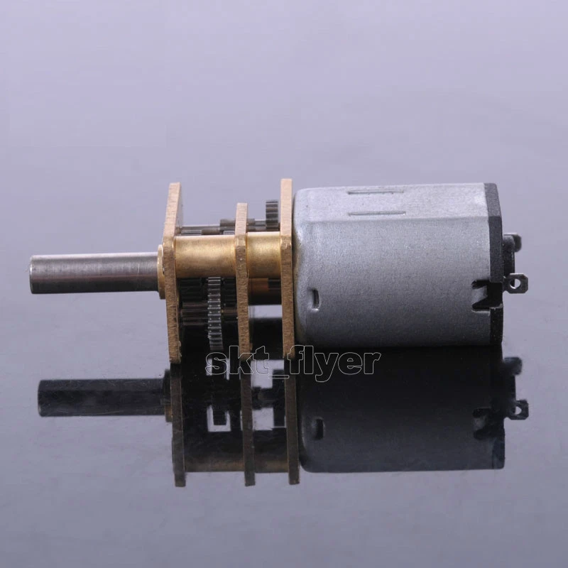 DC 6V 100RPM Mini Metal Gear N20 Motor with Gearwheel  L 10mm Shaft Toys Hobbies - Image 3 of 4