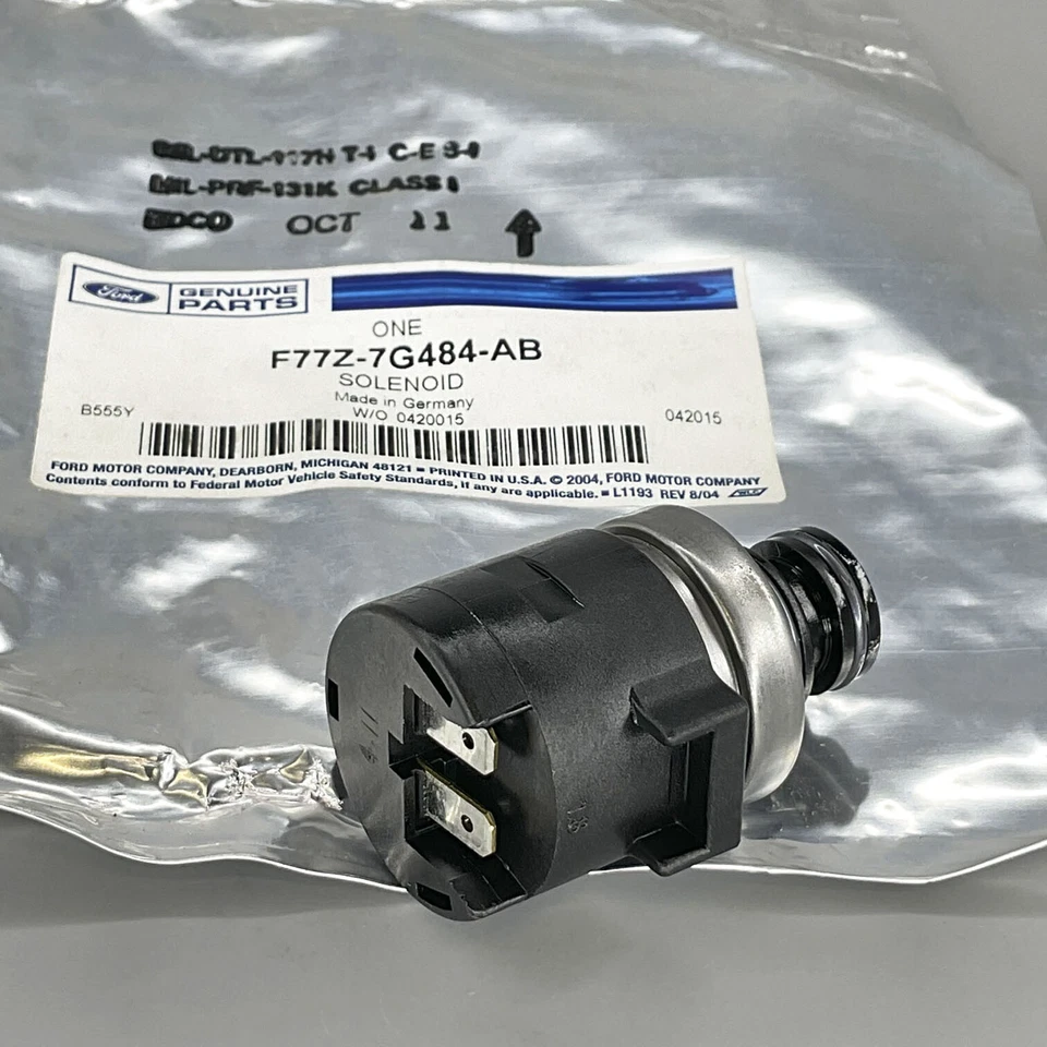 Solenoide de control de cambio de transmisión automática genuino OEM 4R44E 4R55E Ford F77Z-7G484-AB Foto 2 de 4