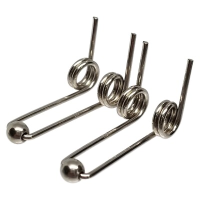 2 Curling Iron 1009 Replacement Springs 1-3/16'', Roller Ball, Hair Tong Spring