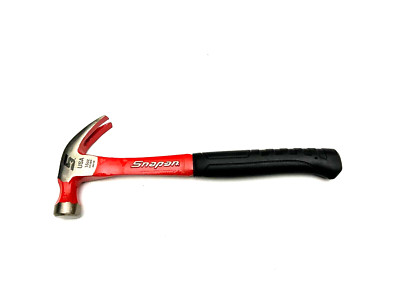 Snap On Tools NEW HCLSB16 16oz Claw Hammer Red & Black Comfort Grip USA