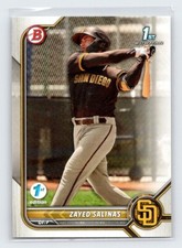 2022 Bowman - 1st Edition Zayed Salinas #BPPF-122 San Diego Padres