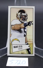 Manti Te'o 2013 Bowman Mini Tall Boy Card #52B-MT