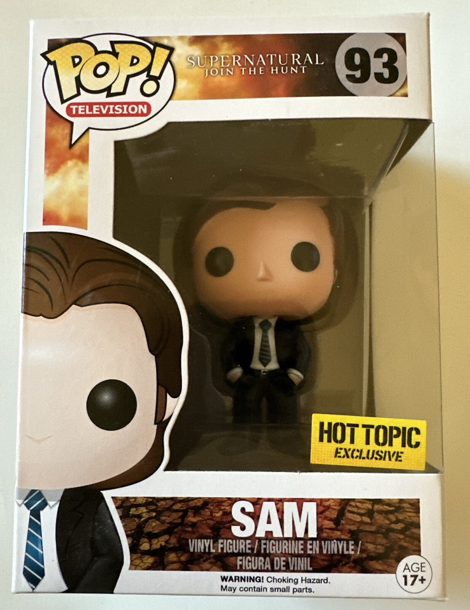 Funko Pop! Supernatural Join The Hunt Sam 93 FBI Outfit Hot Topic Exclusive