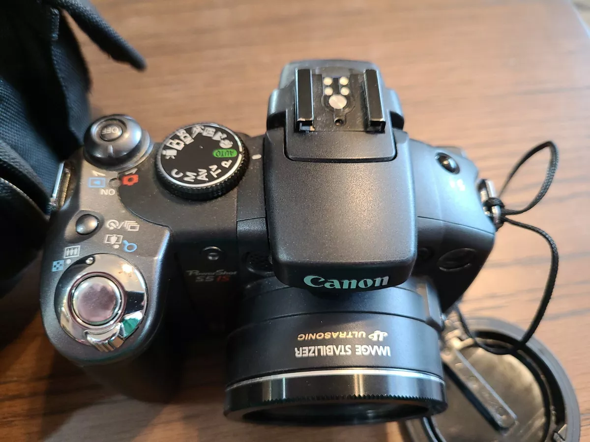 Canon PowerShot S5 IS 8.0MP 12x Optical Zoom Digital Camera PC1234