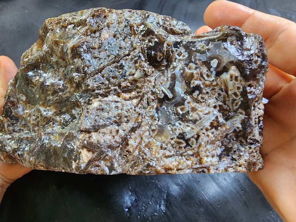 7.16 lbs (3.25 kg) Lapidary lbs, Agate Slab, Lapidary Slab, Large Agate ...