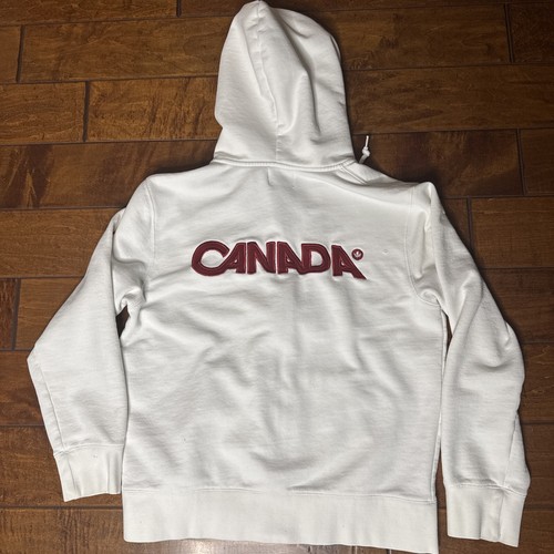 HUDSONS BAY HOODIE SWEATSHIRT OFFICAL OLYMPIC OUTFITTERS White CANADIAN M 2010 - Picture 5 of 7