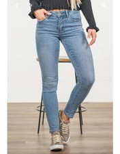 New Kancan Women's Mid Rise Jeans Super Skinny 15/31 Light Blue Wash KC7085LGH