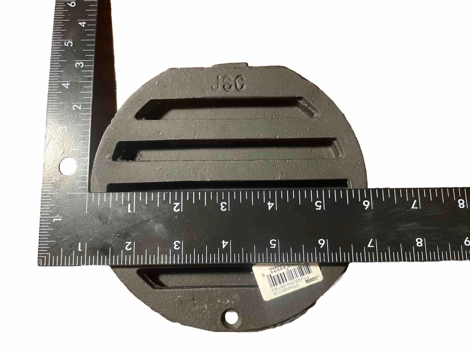 Cast-Iron Snap-in Strainer For Philadelphia Vent Boxes.measured Size In Pictures