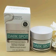 Advanced Clinicals Dark Spot Brightening Cream 2 fl New In Box 