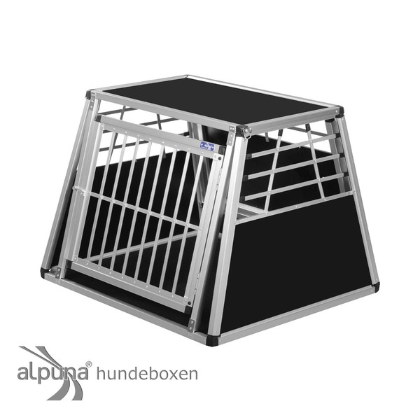 N9 Hundetransportbox Gitterbox Aluminium Transportbox Hundebox Alubox Autobox-image