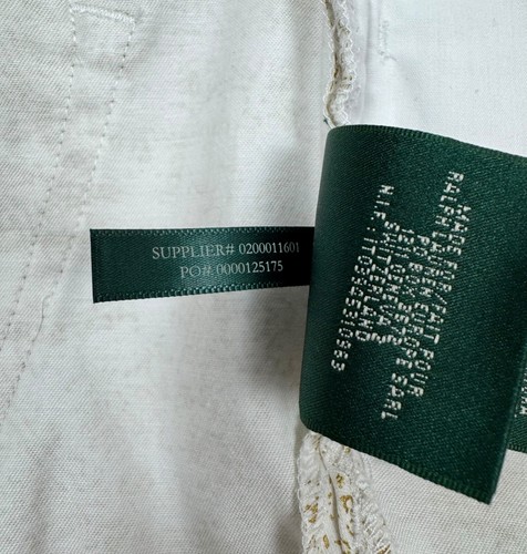Lauren Ralph Lauren Chino Pants Gold Paisley Printed size 10 - Picture 16 of 17