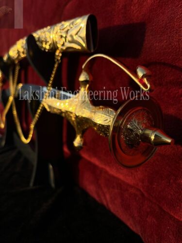 wedding sword, GOLD SWORD, WITH royal designer gold plated hilt and scabbard - Picture 8 of 10