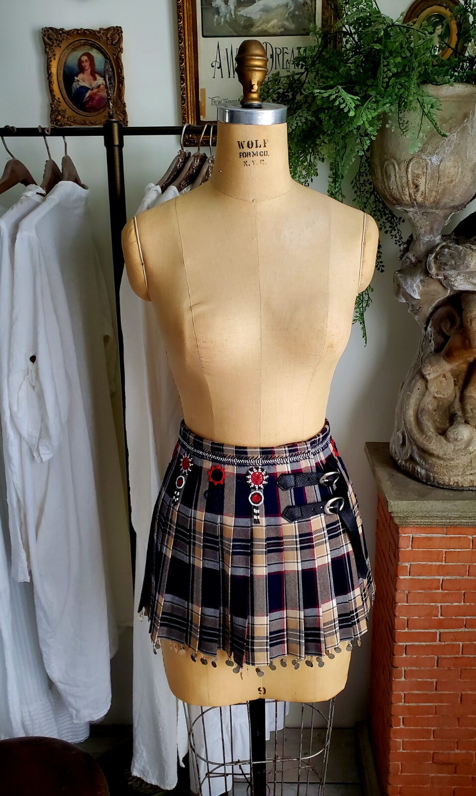 Keita Maruyama Beaded Plaid Skirt Japan, 2 | eBay 