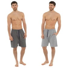 MENS JERSEY SHORTS PYJAMA BOTTOMS PJ JERSY JOGGING BOTTOMS LOUNGEWEAR SHORTIES