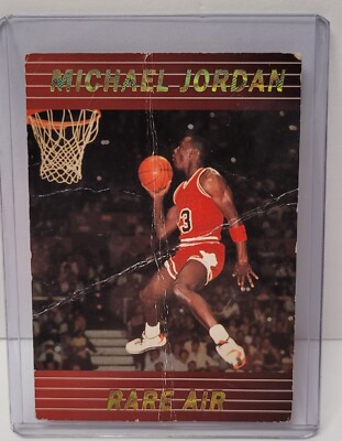 michael jordan rare air card gold GOLD-HOLOGRAM Michael Jordan 1994 UD Jordan Rare Air #57 PSA 9