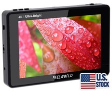 FEELWORLD LUT7S 7" 2200nits 3D LUT Field Monitor 3G-SDI 4K HDMI For DSLR Camera