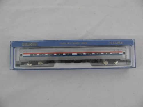 Coche de pasajeros Bachmann escala N iluminado Amtrak 85' Budd Amfleet #72255 EX | Zustand: Used
