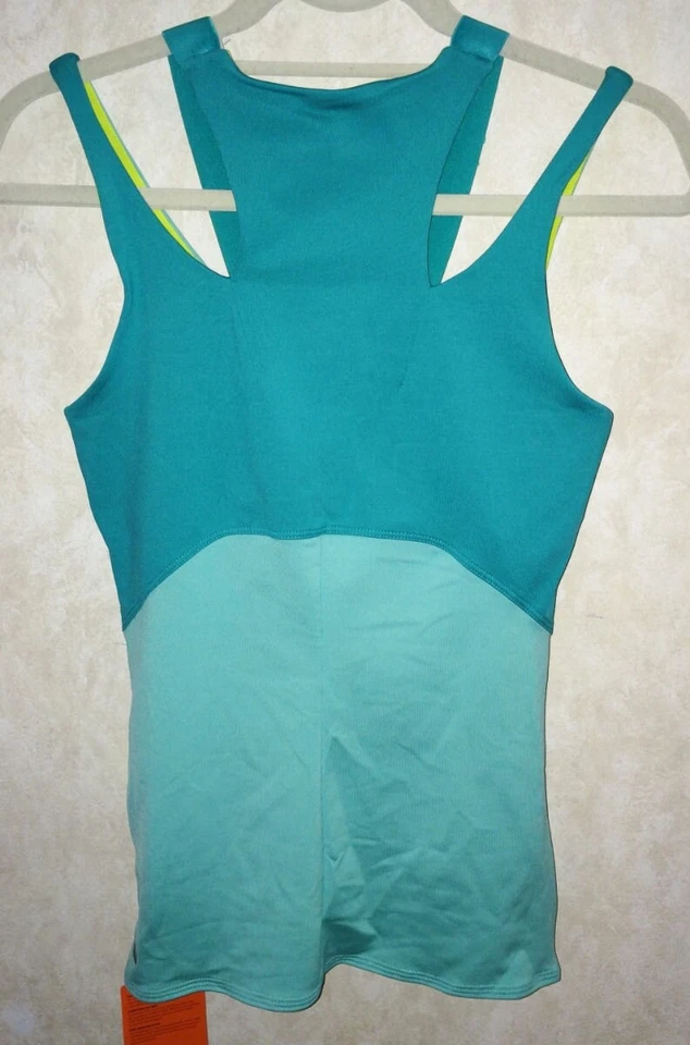 Sujetador deportivo para mujer PUMA Racerback soporte mediano azul turquesa L XL Foto 4 de 4