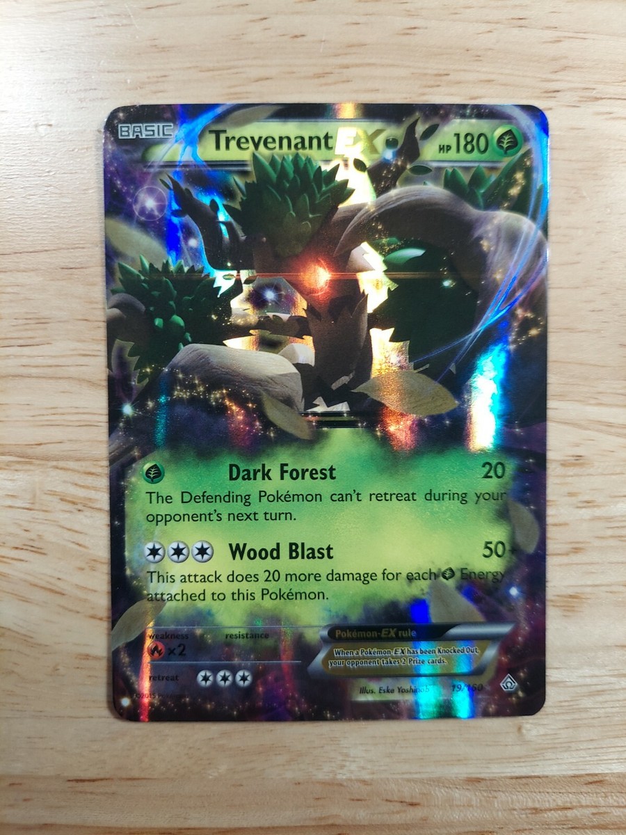 Trevenant EX 19/160 Primal Clash NM Ultra Rare Pokemon Card