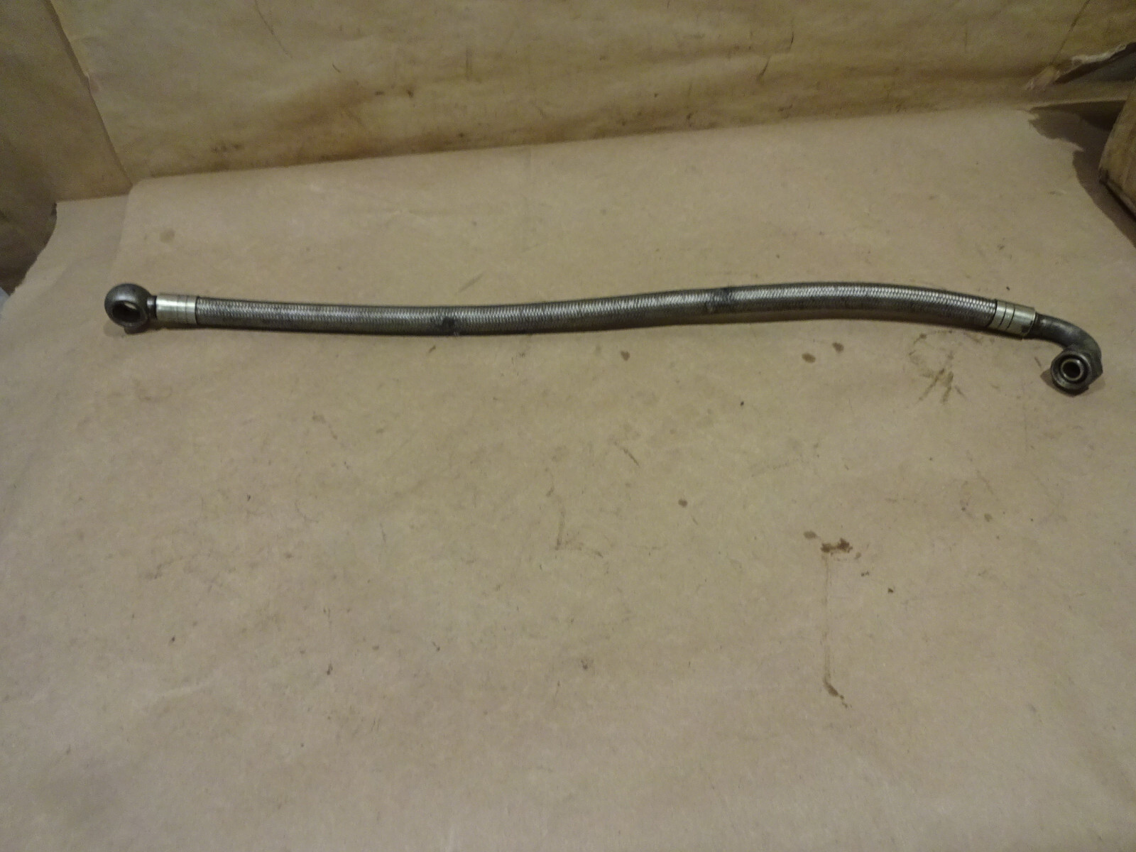 Ferrari Mondial 3.2 - Metal Braided Oil Pipe P/N 128541